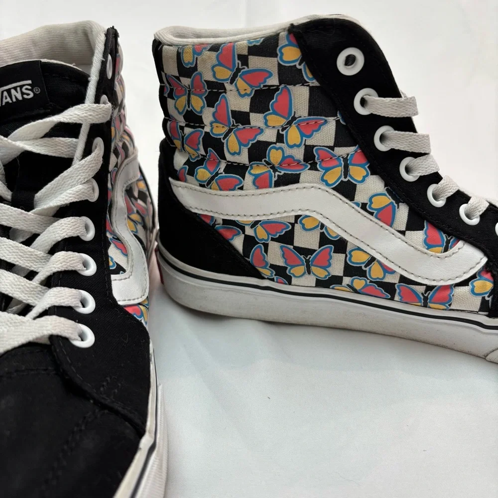 Vans Filmore Hi Checkerboard Black and White High-Top Sneakers